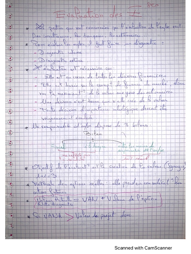 Cours Évaluation Des Entreprises PDF | PDF