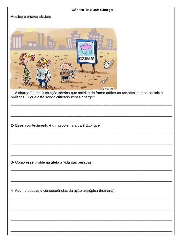 Analise A Charge Abaixo | PDF