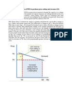 Explain The Significance of PED To Producer Price Setting and Revenue