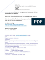 Re (UNDANGAN) Konsultasi Publik Dokumen ESMP Project REDD+ RBP 2014-2016