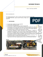 Informe técnico UPS 3KVA