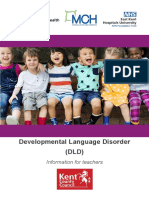Developmental Language Disorder Leaflet Info For Teachers