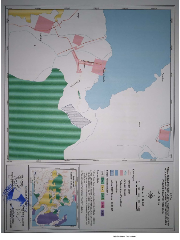 Peta Lokasi PHT KTH Labutu | PDF