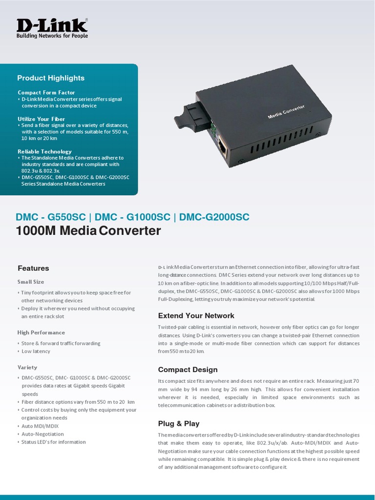 d-link-dmc-g1000sc-fiber-media-converter-pdf-optical-fiber