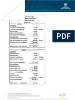 Balance general empresa comercial