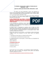 Organização da Educação Brasileira segundo a LDB 9.394/96