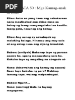Hermana Bali Script | PDF