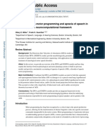 Modelling Speech Motor Programming and Apraxia