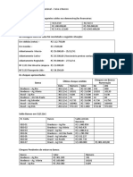 Exemplo Auditoria Caixa e Banco