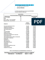 Lista de Precios 2023 PDF