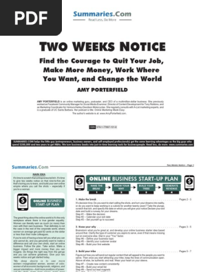 Amy Porterfield -Two weeks notice