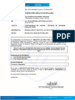 Aprobación de informe final de tesis sobre conocimientos de asepsia