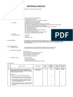 Informasi Jabatan Sekretariat