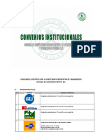 Cartilla de Convenios Actualizada