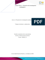 Anexo 1 - Formato Paso 4 - Proyecto de Investigación Pedagógica