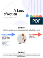 Newtons Laws Infographics by Slidesgo 1