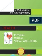 Triple Burden Malnutrition and Anthropometry