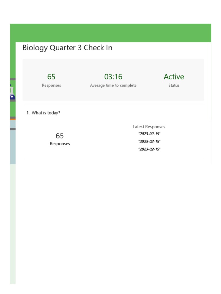 Biology Quarter 3 Check in | PDF | Life Sciences | Biology