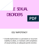 MALE SEXUAL DYSFUNCTION