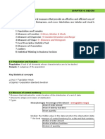 Chapter 4 - Descriptive Statistical Measures