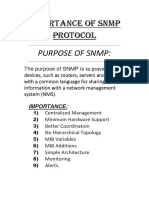 Importance of SNMP Protocol