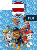 Pedatrico Paw Patrol Niño