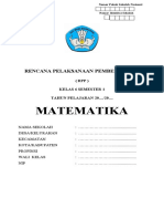 RPP 1 Lembar Matematika Kelas 6 Semester 2 (gurusekali.com)