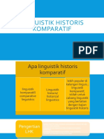 Historical Comparative Linguistics