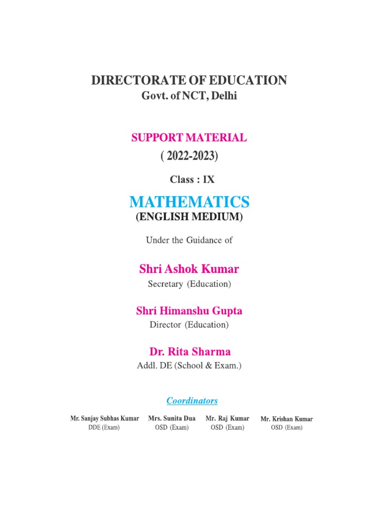 9 sm math em 2022 23 pdf pdf