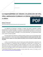 7.1.2 La Responsabilidad Con Relación A La Protección Del Niño, Niña o Adolescente Al Elaborar Un Informe Especializado o Clínico PDF