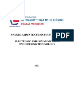 Undergraduate curriculum manual for electronic and communication engineering technology