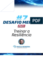 Treinar resiliência com desafios mensais