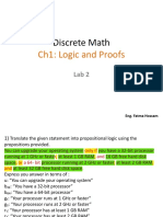 Discrete Math Lab 2 With Answer