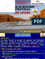 Cours Biochimie ST Lipides Alouani-Séance 6 PDF