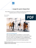 Ideas de Negocio para Importar PDF