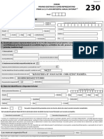 Formular 230 Manastirea Ioan Iacob Corlateni