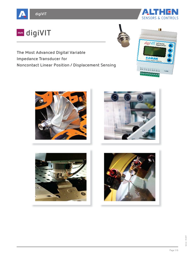 Digivit Eddy Current Sensor en | PDF | Calibration | Sensor