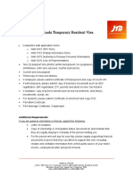 JTBPHL Temporary Resident Visa Checklist