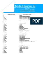 Estado de Resultado Integral