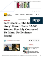 Fact Check - 'The Kerala Story' Teaser Claim 32,000 Women Forcibly Converted To Islam. No Evidence Found - News Hamster