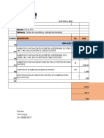 Proforma Mantenimiento Electrico PAN PDF