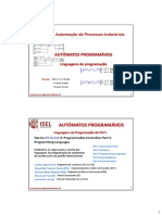 Automação de Processos Industriais: Autómatos Programáveis