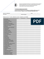 Formulario Confidencial Pastor Obreiro Pitangui 2022