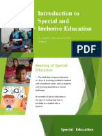 Introduction To Special and Inclusive Education Ma'am Susie's PPT (Autosaved)