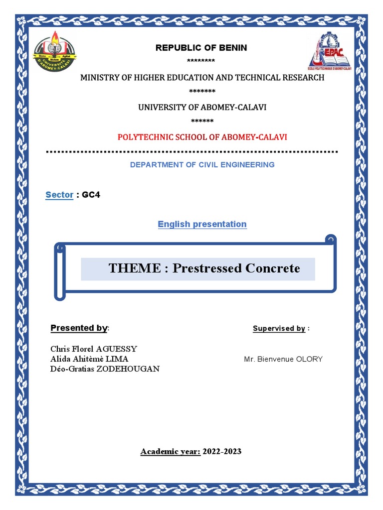 Understanding Prestressed Concrete Pdf Prestressed Concrete Concrete