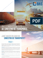 PROCEDIMIENTO EN CASO DE SINIESTRO DE TRANSPORTE - PDF