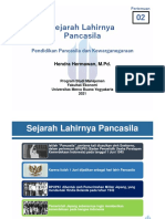 Sejarah Lahirnya Pancasila PDF