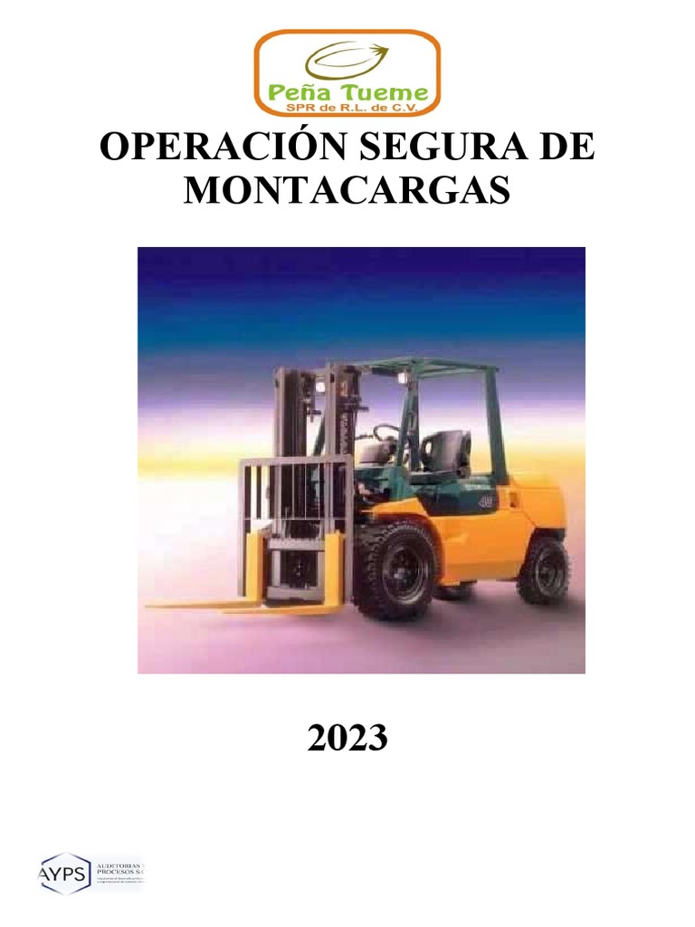 Guía de Seguridad para Montacargas | PDF | Máquina elevadora