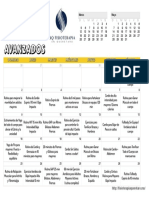 Calendario Abril 2023 Avanzados Fisioterapia Queretaro Mariana Quevedo