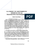 Dialnet LaCrisisYElMovimientoSindicalEnLaTransicionSalvado 6521009 PDF